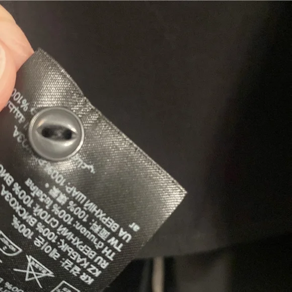 Divided Black Off-the-Shoulder Peasant Style Blouse Size 12 - Picture 5 of 10